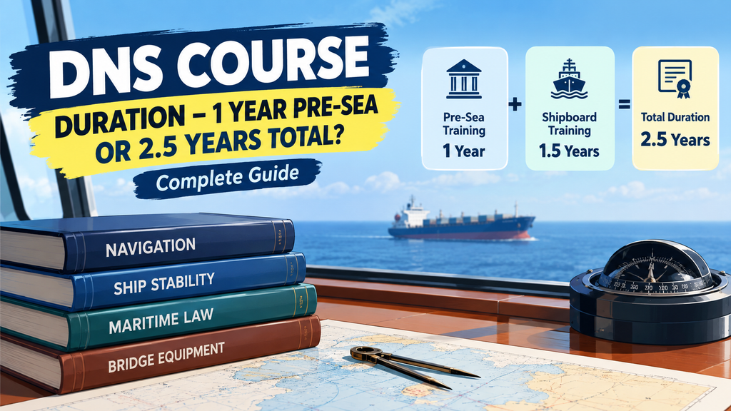 DNS Course Duration – 1 Year Pre-Sea or 2.5 Years Total? Complete Guide 2 DNS course duration