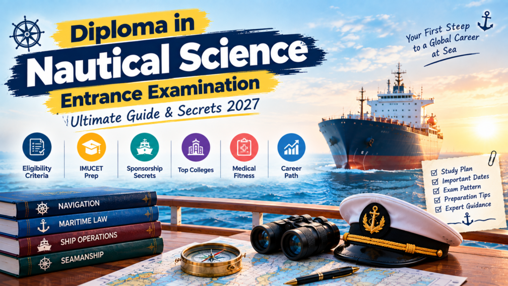 Diploma in Nautical Science Entrance Examination: Ultimate Guide & Secrets 2027 2 Diploma in Nautical Science Entrance Examination