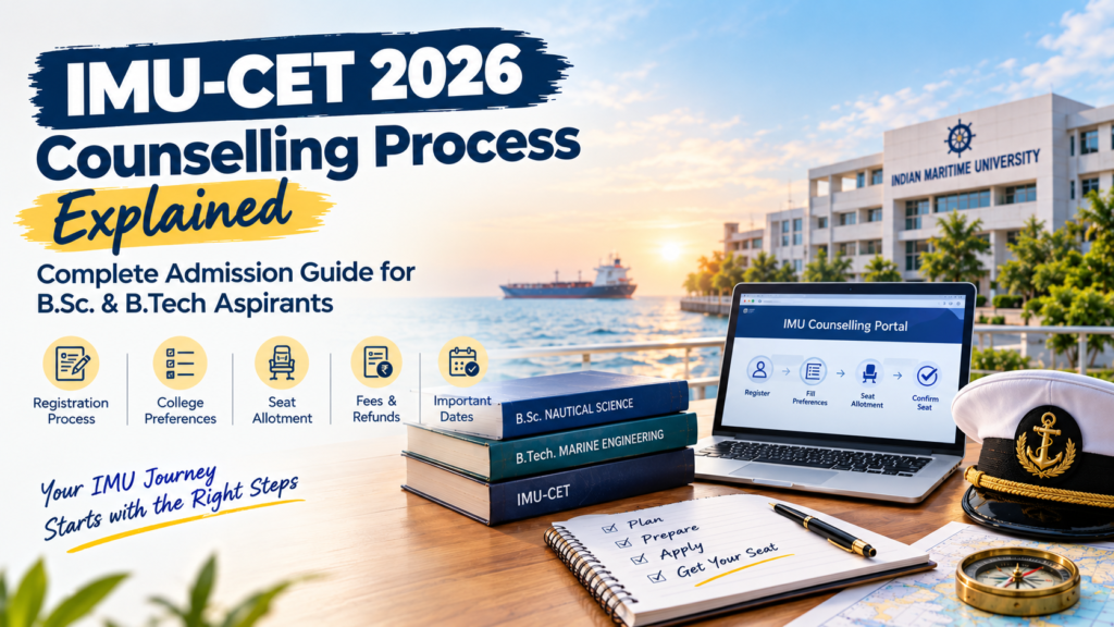 IMU-CET 2026 Counselling Process Explained: Complete Admission Guide for B.Sc. & B.Tech Aspirants 2 IMU-CET Counselling Process 2026