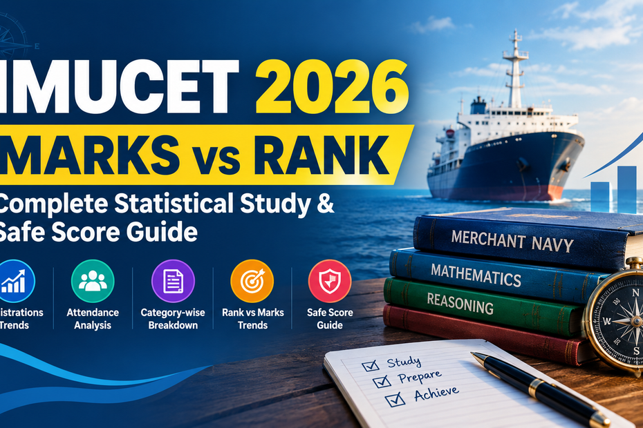 IMUCET Marks vs Rank 2026: Complete Statistical Study & Safe Score Guide 7 IMUCET marks vs rank