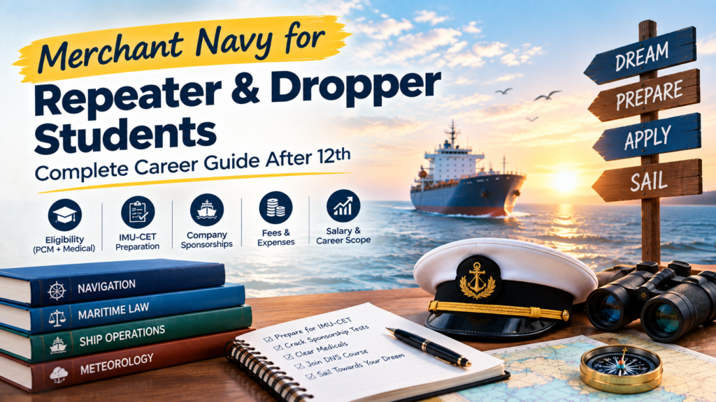 Merchant Navy for Repeater & Dropper Students