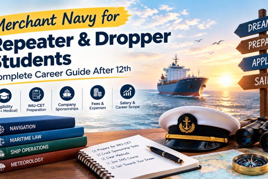 Merchant Navy for Repeater & Dropper Students