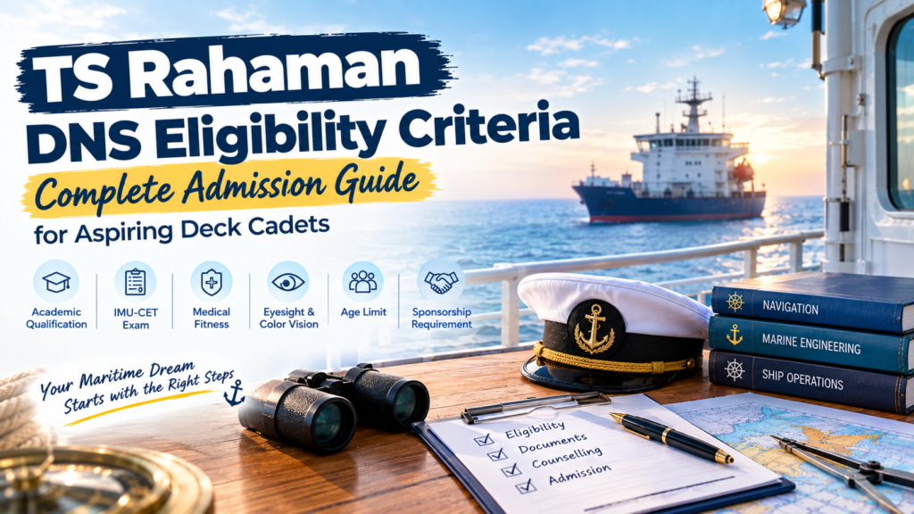 TS Rahaman DNS Eligibility Criteria: Complete Admission Guide for Aspiring Deck Cadets 2 TS Rahaman DNS Eligibility