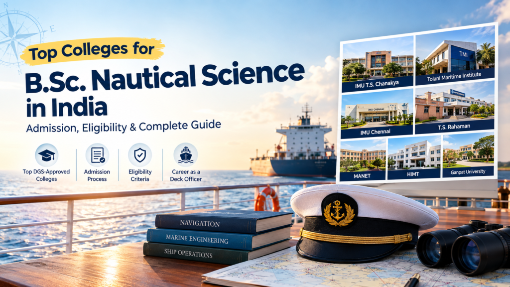 Top Colleges for B.Sc. Nautical Science in India